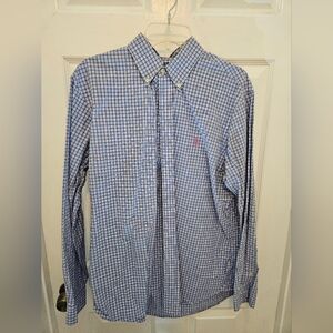 Ralph Lauren Men's Button-Down Shirt - Size Large - Blue Plaid - Long Sleeve